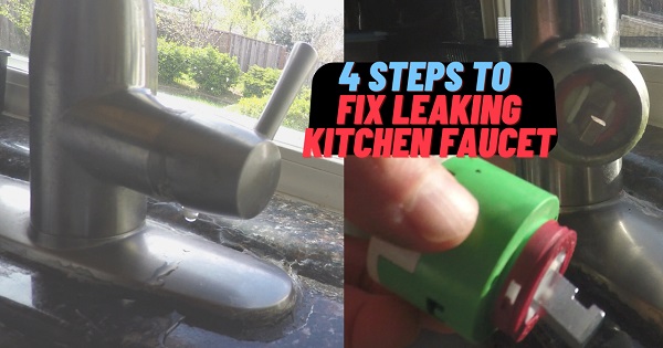 4 Steps To Fix Leaking Kitchen Faucet. Stop Drip!