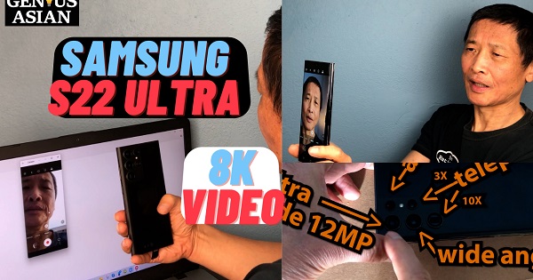 3 ways to use Samsung S22 Ultra to shoot 8K video and Free HEVC codec